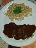 Lomo de cerdo en mole