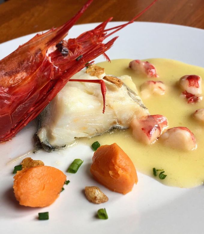 Foto principal de Bacalao al Cooking-pil con carabinero