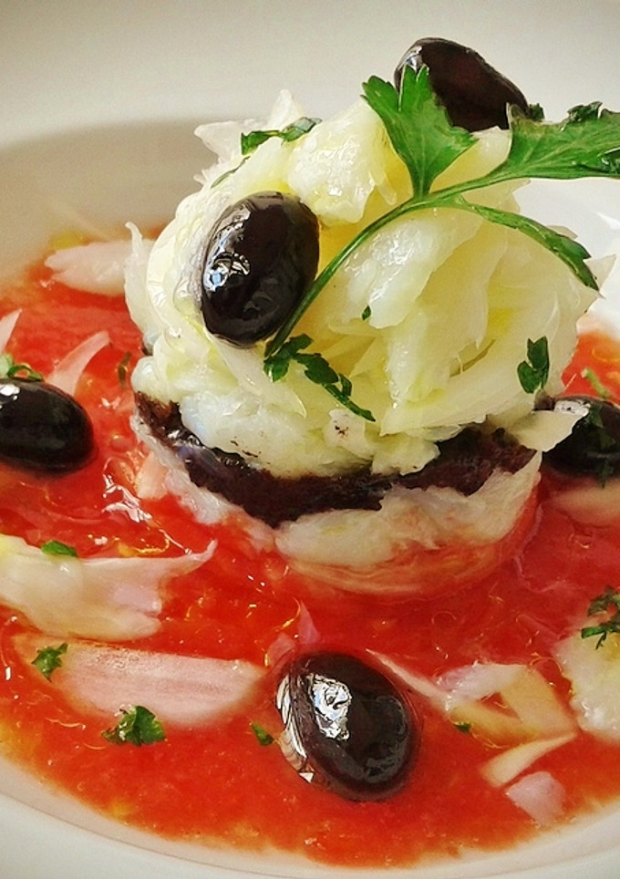 Una foto de Esqueixada de bacallá (bacalao)