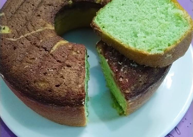 Bolu Pandan Putih Telur