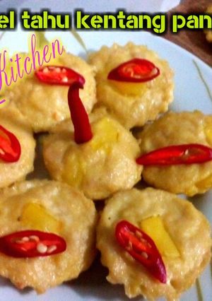 Foto resep Perkedel tahu kentang panggang "tanpa minyak"