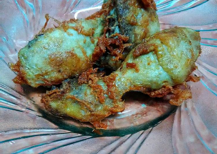 Ayam Goreng Telur (masakan rumahan sederhana)