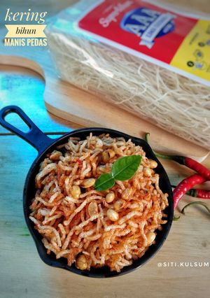 Foto resep Kering bihun manis pedas