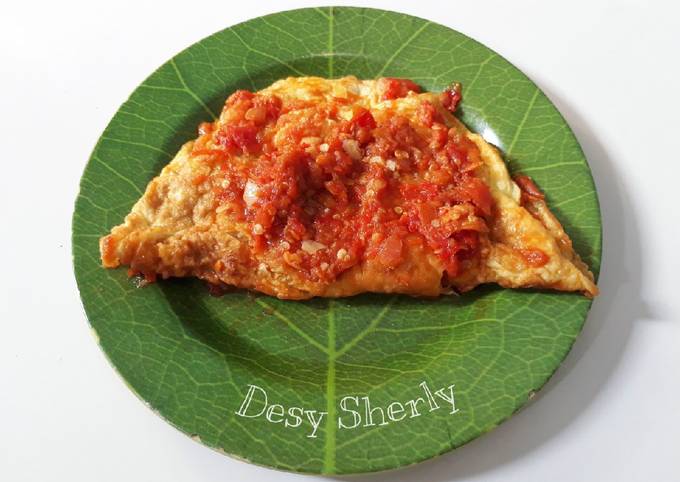 Cara Bikin Telur Dadar Sambal Sederhana Dan Enak