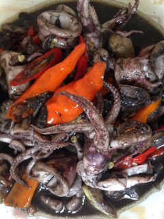 Foto resep Cumi masak hitam