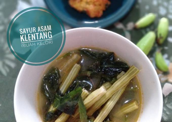 Sayur Asam Klentang (buah kelor)