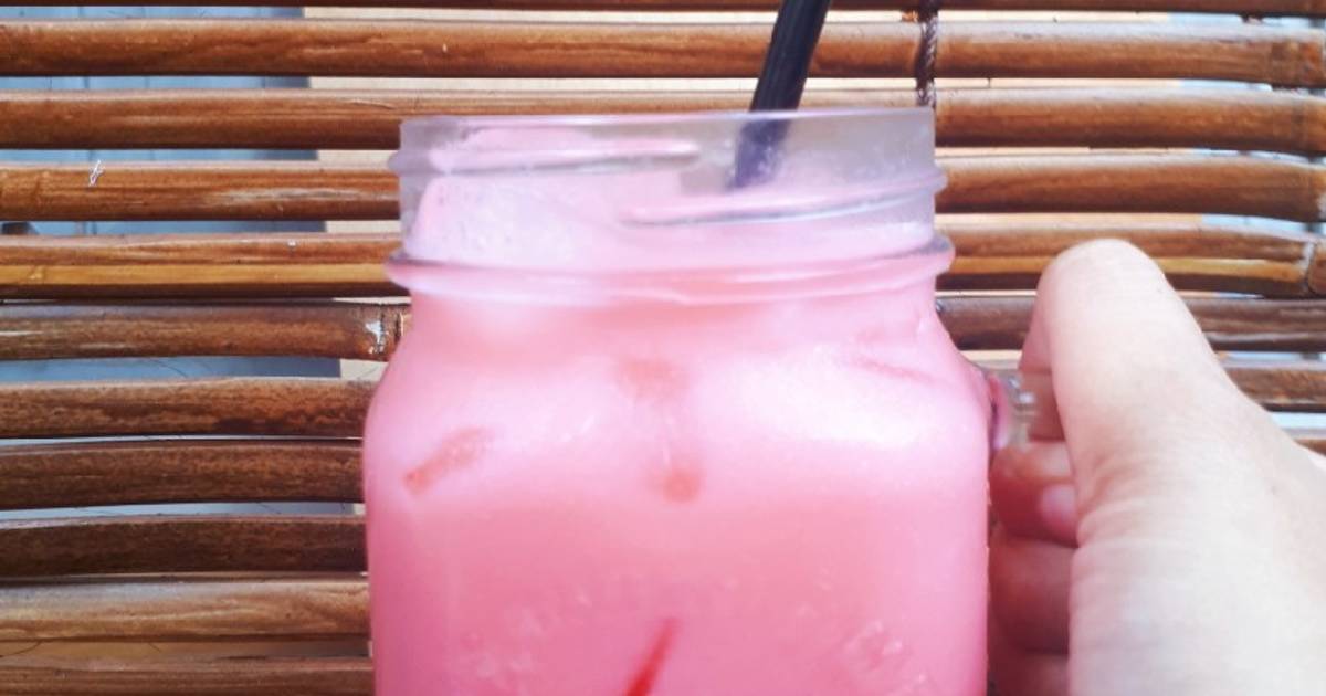 Resep Pink Lava ala Richeese Factory🍹 oleh Rya Fahsya - Cookpad