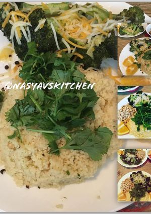 Foto resep Roasted broccoli steaks (Steik Brokoli)