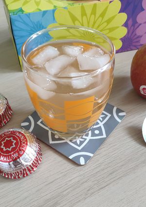 Foto resep Es teh kulit apel