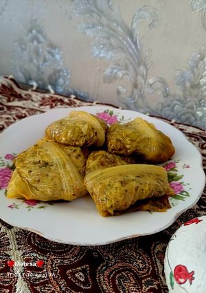 عکسی از دستور 🪷دلمه کاهو🪷