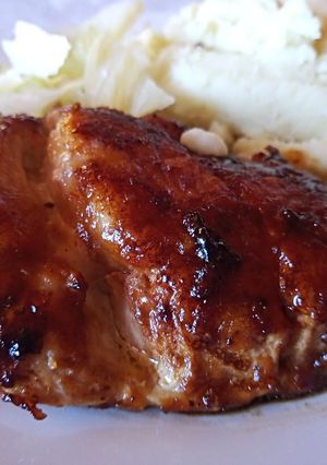 Una foto de Pollo agridulce