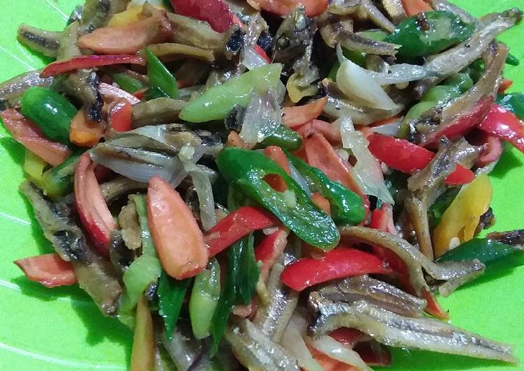 Resep Tumis teri kulit melinjo yang Enak