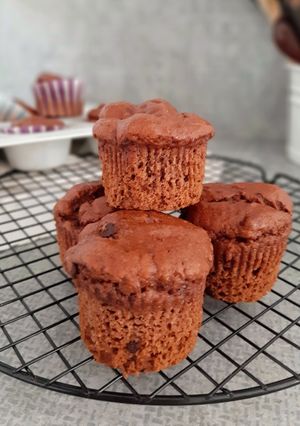 Foto di Muffin cachi e cacao