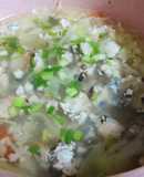 Canh bắp cải nấu thịt mộc nhĩ