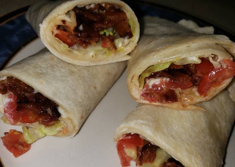 Recipe of Any-night-of-the-week B.L.T. Wraps