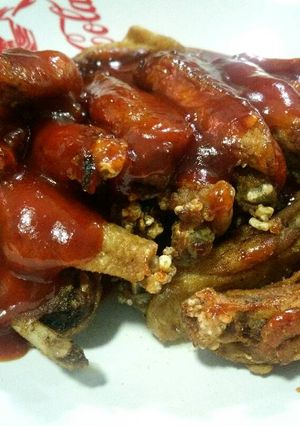รูปของ ปีกไก่น้ำแดง แบบฉบับตัวเอง