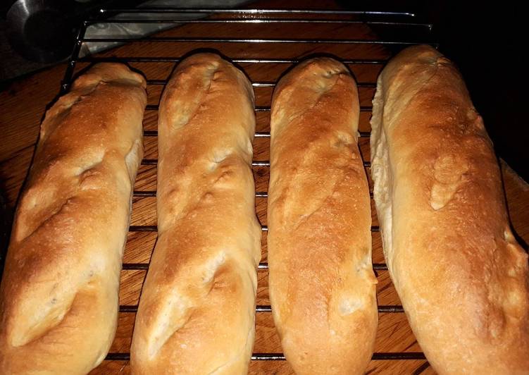 Simple Way to Make Super Quick Homemade Easy Baguette