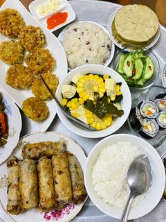Hình của món Mâm cỗ chay.