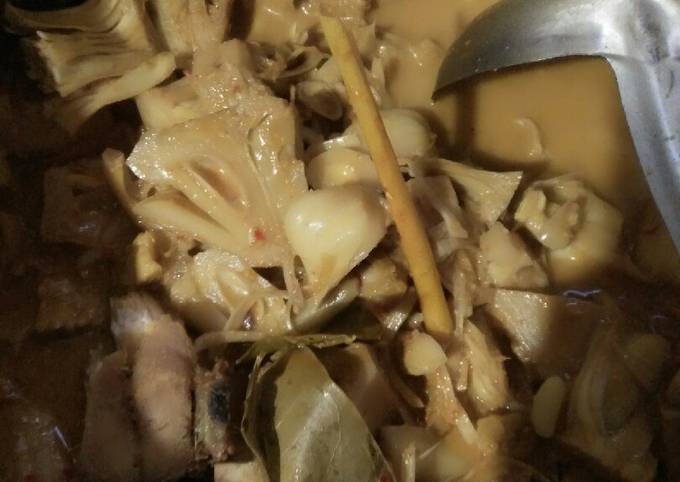 Resep: Nangka muda masak santan Irit Untuk Jualan