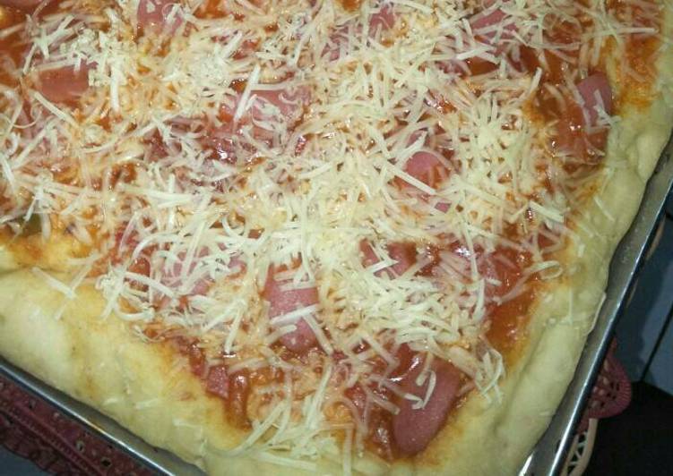 Cara Gampang Menyiapkan Pizza home made, Enak Banget