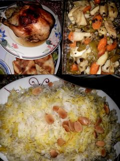 صورة لوصفة طريقة عمل الارز الملون 😍😅