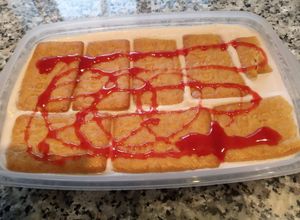 Una foto de Tarta de queso con cuajada Royal