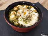 Œuf cocotte petits-pois & feta