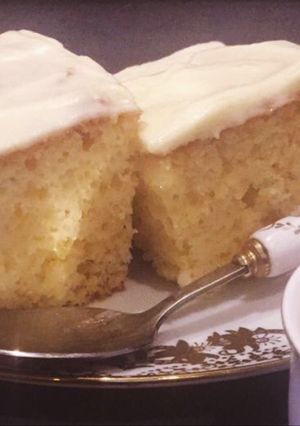 صورة لوصفة كيكه الحليب 🍰