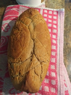 Una foto de Pan de gofio con miel