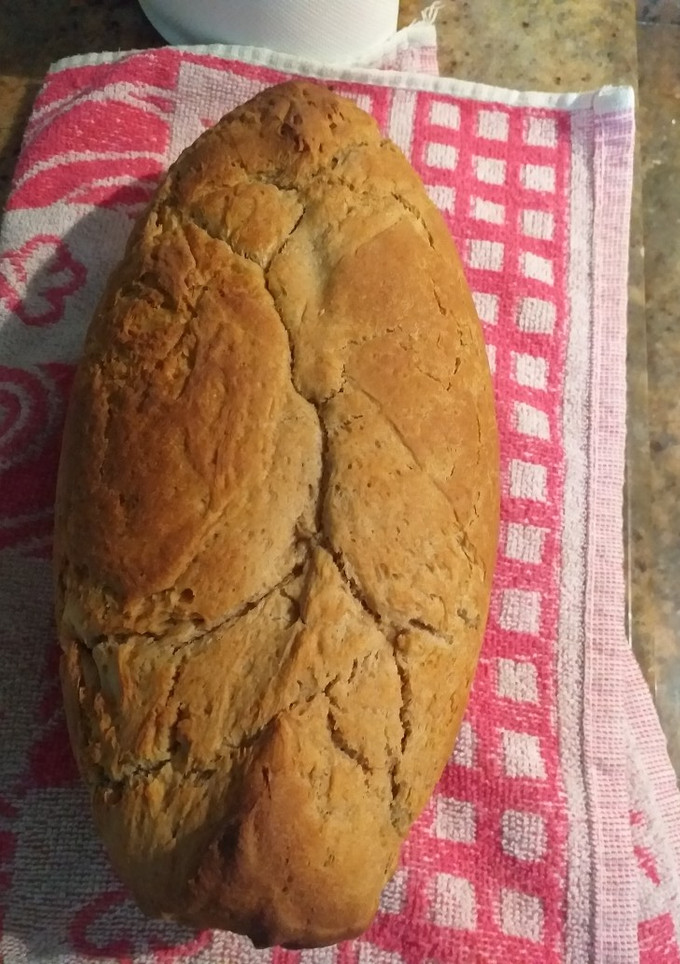 Una foto de Pan de gofio con miel