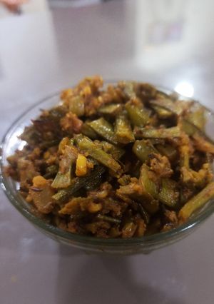A picture of Cluster beans(gavarfali) ki sabji.