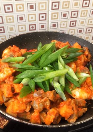 Foto resep Balado udang ampela kentang