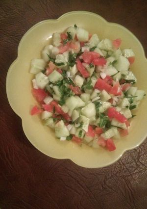 Une photo de Salade de concombre 🇩🇿