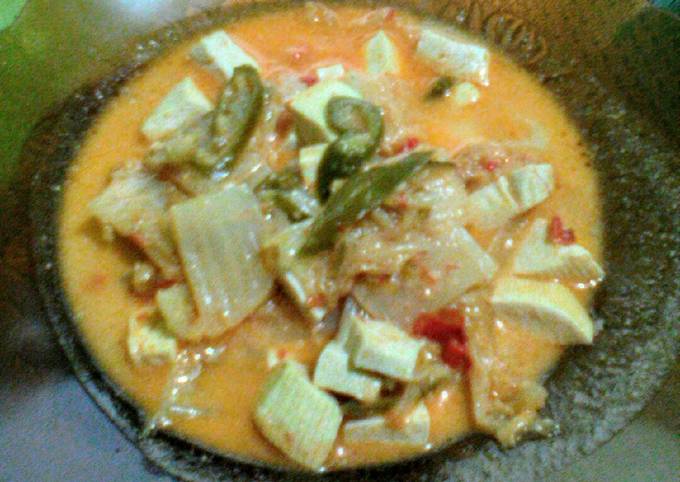 Resep Sayur Santan Sawi Putih dan Tahu oleh AISHA Cookpad