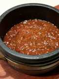 Chutney de papaya (o mango)