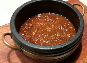 Una foto de Chutney de papaya (o mango)