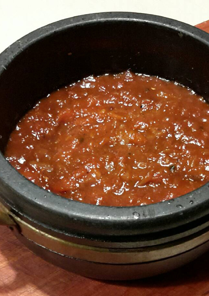 Una foto de Chutney de papaya (o mango)