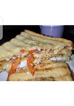 A picture of Toasted sandwich.