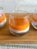 Mousse di cachi con yogurt greco
