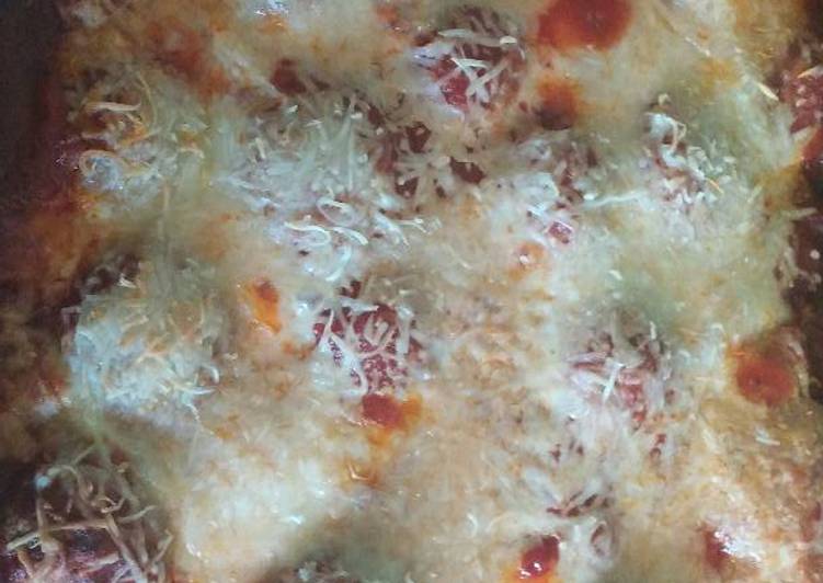 Recipe of Homemade Meatball sub bake