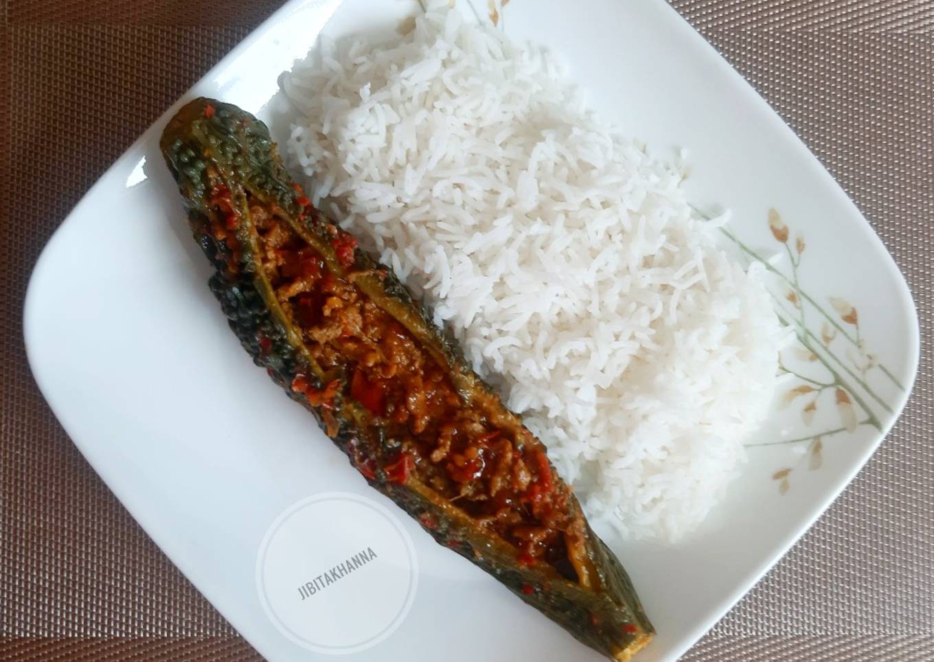 Mutton Keema stuffed Karela (Bharwa Karela)