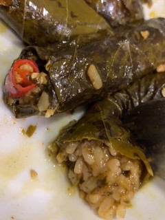 صورة لوصفة ورق عنب بزيت الزيتون