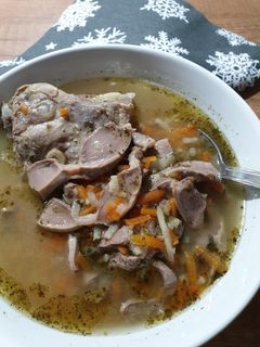 Zdjęcie przepisu Flaczki drobiowe.