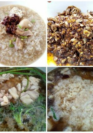 รูปของ ข้าวต้มไก่กระเทียมผัดพริก