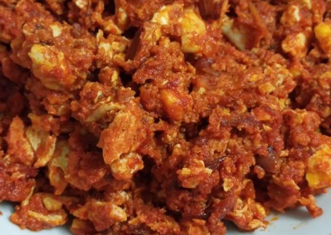 Sambal Telo Hancur Style Bapak