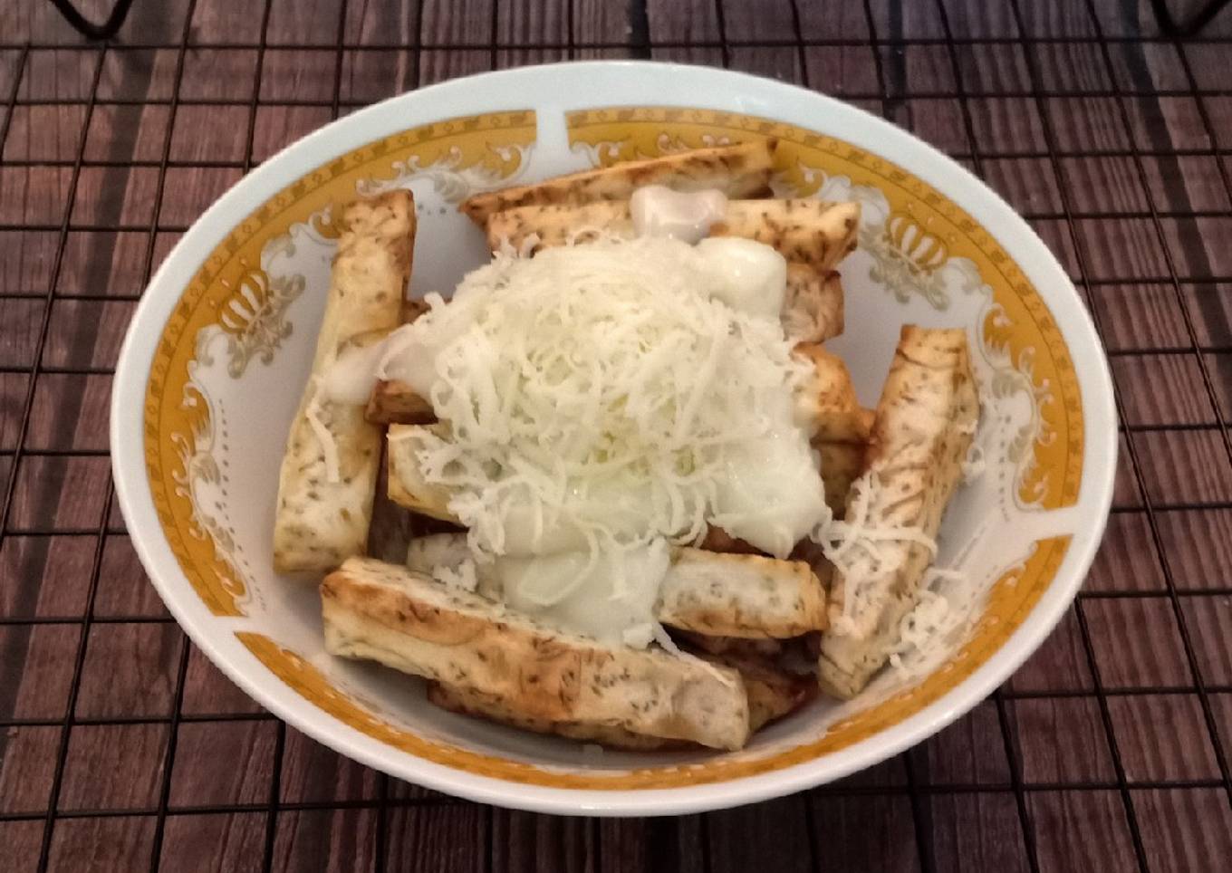 Talas goreng keju