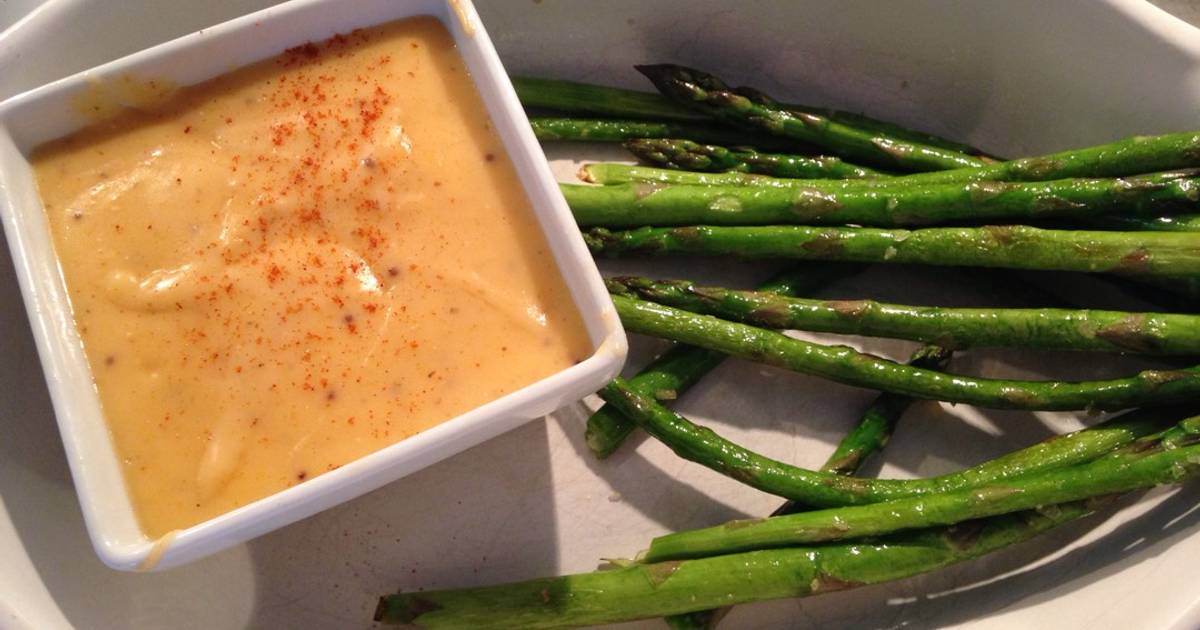 Roasted Asparagus with Smoky Rarebit Dip Recipe by Joanne Cookpad