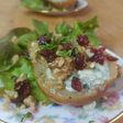 🍐 Poire rôtie Roquefort Cranberries Noix