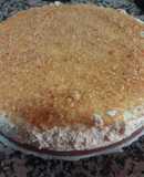 Tarta de turrón con queso mascarpone