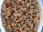 Une photo de crumble potimarron